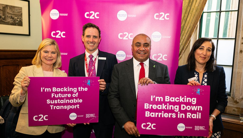  682c34020abd9 682c34020abdathe Rt Hon Justine Greening C2c Md Rob Mullen David Burton Sampson Mp And C2c Commercial Director Eleni Jordan.jpg